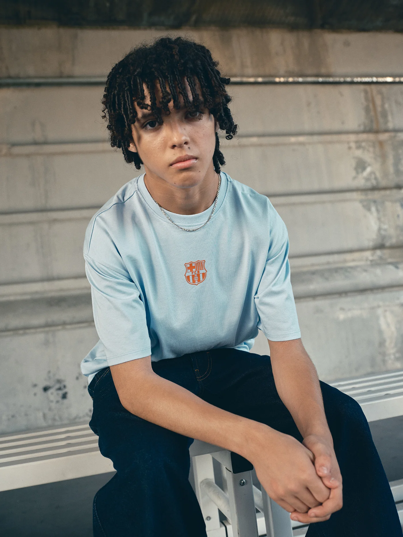 T-Shirt Cyan Barça Essentials - Junior - Image 4