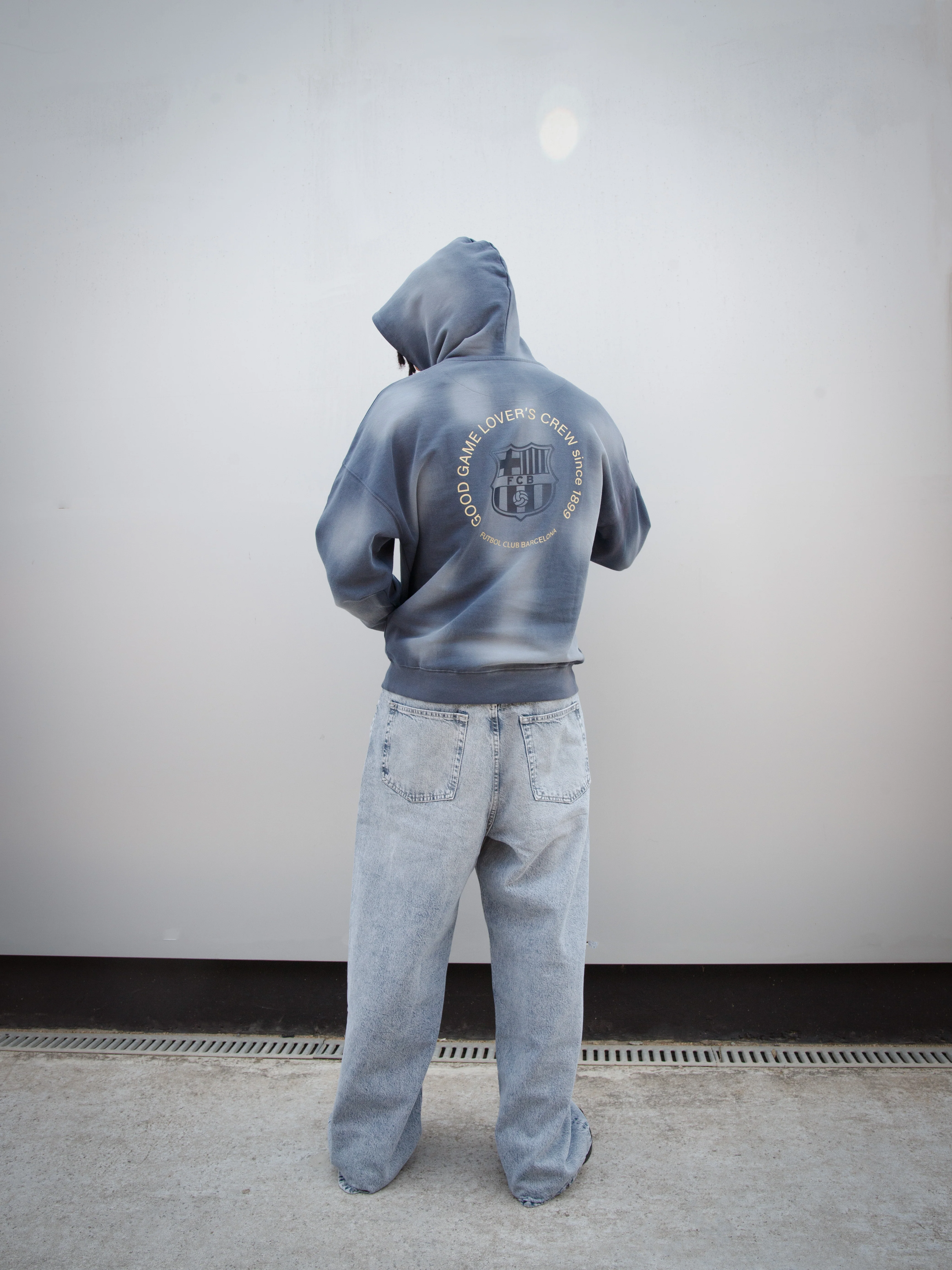 Hoodie Navy Barça Essentials - Image 3