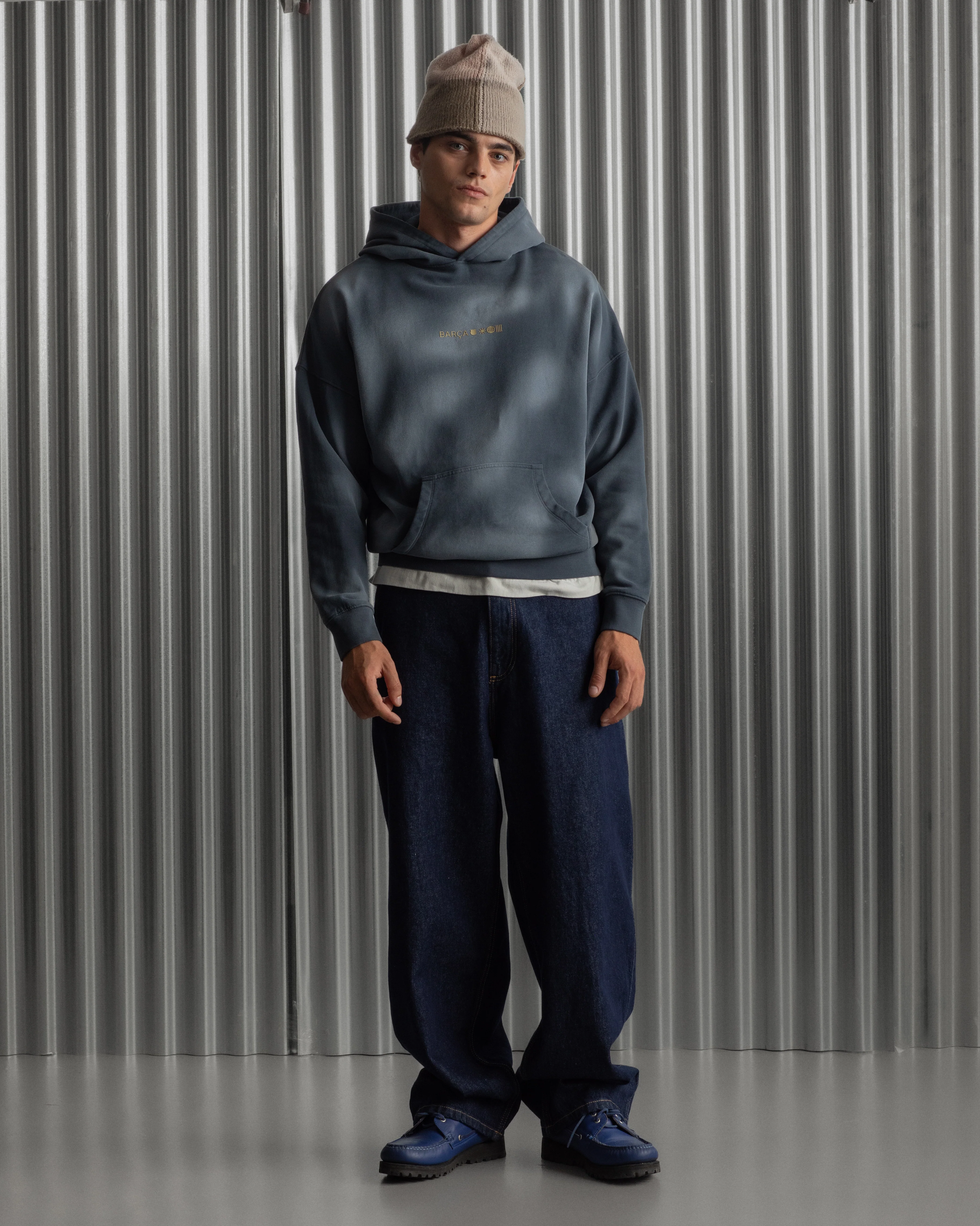 Hoodie Navy Barça Essentials - Image 8