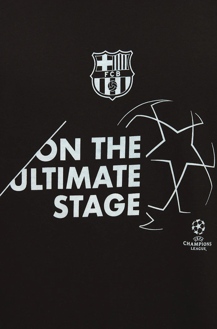 FC Barcelona Champions League black sweatshirt - Image 4