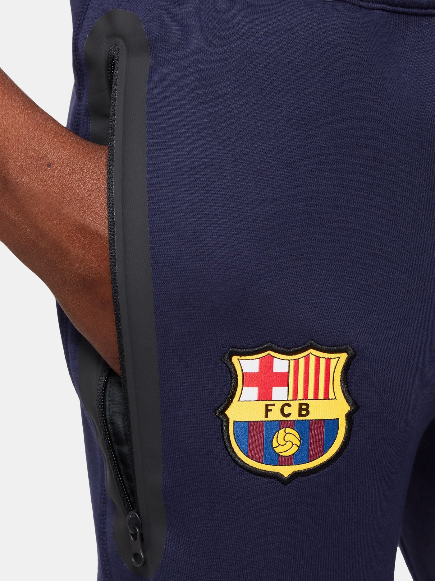 Pant tech fleece Barça Nike Navy- Junior - Image 3