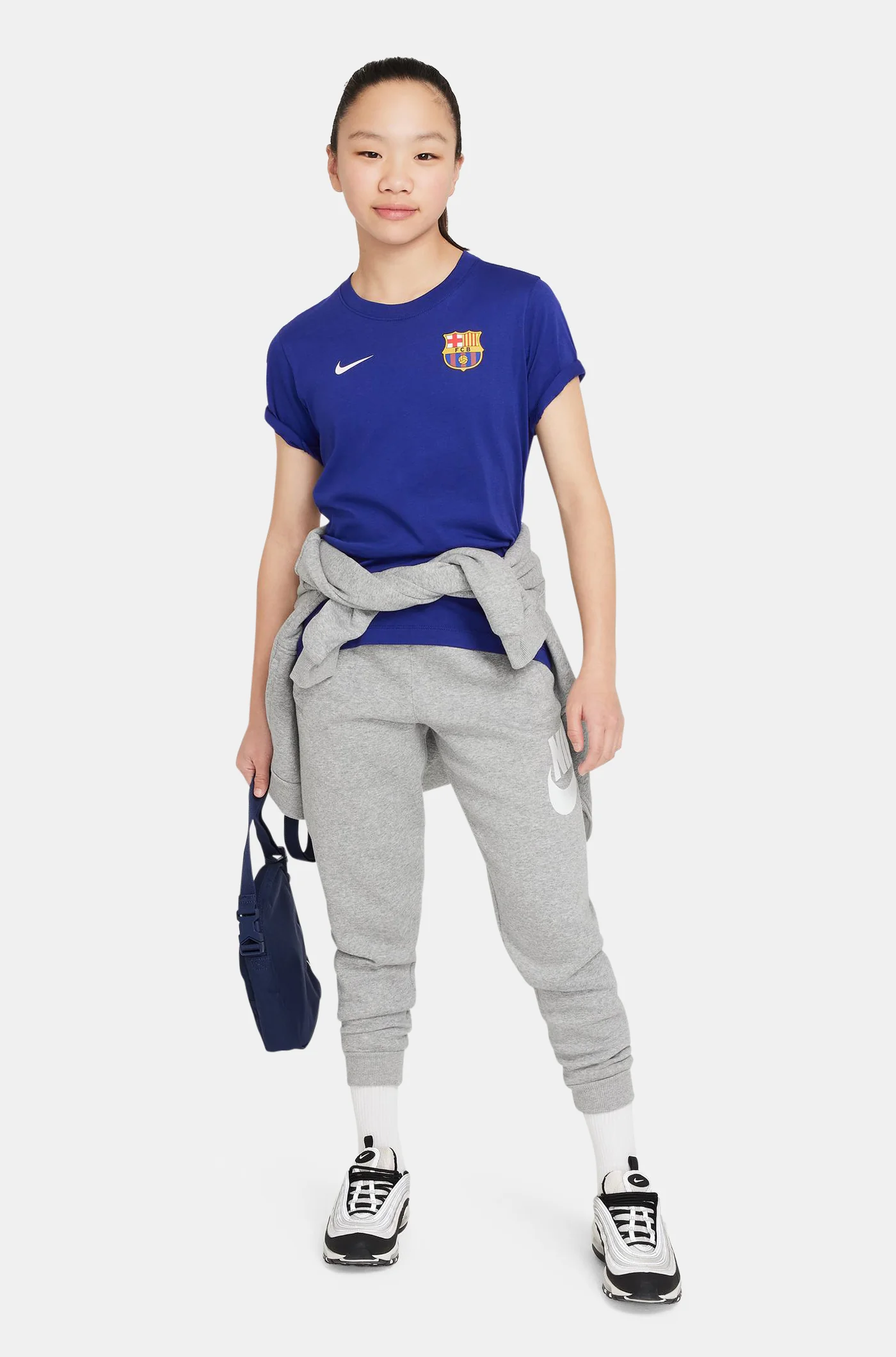 T-Shirt blue royal Barça Nike - Junior - Image 3